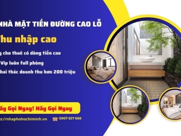 Bán Nhà Mặt Tiền Cao Lỗ Quận 8, 7 Tầng, Có Sẵn Dòng Tiền Khủng