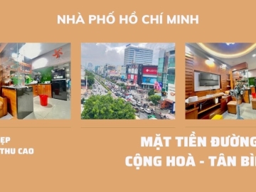 Bán Nhà Mặt Tiền Cộng Hoà Tân Bình, 80m2, 5 Tầng, Khu Vip Có Dòng Tiền 