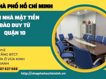 Bán Nhà Mặt Tiền Đào Duy Từ Quận 10 80m2, 6 Tầng BTCT, Vị Trí VIP