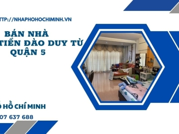 Bán Nhà Mặt Tiền Đào Duy Từ Quận 10 80m2, 6 Tầng BTCT, Vị Trí VIP
