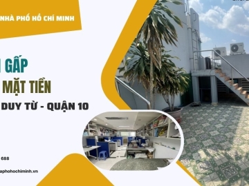 Bán Nhà Mặt Tiền Đào Duy Từ Quận 10 80m2, 6 Tầng BTCT, Vị Trí VIP