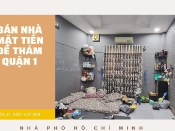 : Bán Nhà Mặt Tiền Đề Thám Quận 1, 65m2, Công Nhận Đủ, 5 Tầng