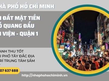 Bán Nhà Mặt Tiền Đỗ Quang Đẩu Quận 1, 140m2, Kinh Doanh Khách Sạn, Hoàn Công Đủ 