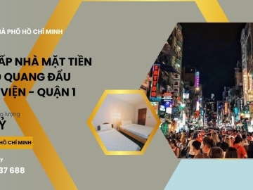 Bán Nhà Mặt Tiền Đỗ Quang Đẩu Quận 1, 140m2, Kinh Doanh Khách Sạn, Hoàn Công Đủ 