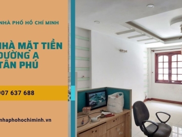 Bán Nhà Mặt Tiền Đường A Khu ADC Tân Phú, 86m2, 5 Tầng, Sổ Hồng Hoàn Công