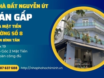 Bán Nhà Mặt Tiền Đường Số 8 Bình Tân Sát Lê Văn Quới 73m2 nhỉnh 8 tỷ TL