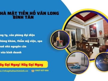Bán Nhà Mặt Tiền Hồ Văn Long Bình Tân, Nhà Đẹp 3 Lầu, 108m2, Chỉ 8 Tỷ