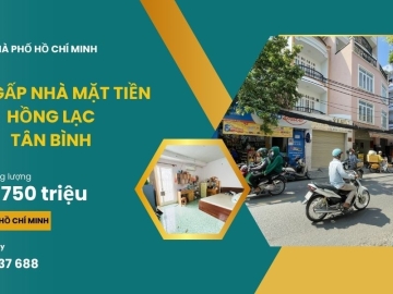 Bán Nhà Mặt Tiền Hồng Lạc Tân Bình Kinh Doanh Đỉnh, Công Nhận Đủ.