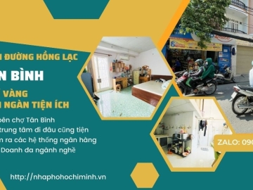 Bán Nhà Mặt Tiền Hồng Lạc Tân Bình Kinh Doanh Đỉnh, Công Nhận Đủ.