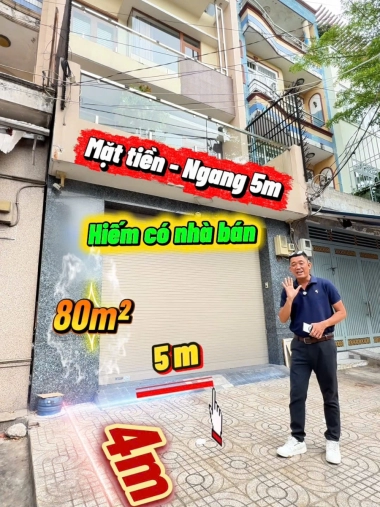 Bán Nhà Mặt Tiền Kdc Tên Lửa - Đường Số 40A - 80m² - Vừa Ở - Vừa Kinh Doanh