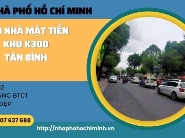 Bán Nhà Mặt Tiền Khu K300 Tân Bình 4 Tầng, 92m2, Sổ Đẹp, Giá Rẻ