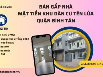 Bán Nhà Mặt Tiền Khu Tên Lửa Bình Tân, 97m2, 3 Lầu, Kinh Doanh Đa Ngành
