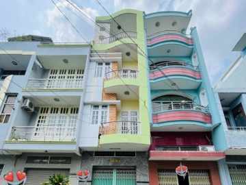 Bán Nhà Mặt Tiền Kinh Doanh Đường Số 12 Quận 6, 64m2, 4 Lầu, 4 PN, Hoàn Công Đủ