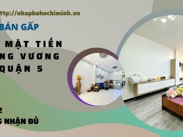 : Bán Nhà Mặt Tiền Kinh Doanh Hùng Vương Quận 5, 57m2, 5 Tầng BTCT, Công Nhận Đủ