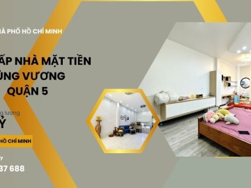 : Bán Nhà Mặt Tiền Kinh Doanh Hùng Vương Quận 5, 57m2, 5 Tầng BTCT, Công Nhận Đủ