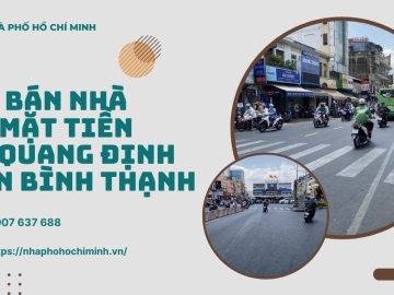 Bán Nhà Mặt Tiền Lê Quang Định Bình Thạnh 147m2, Ngang Lớn, Tiện Xây Mới