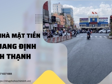 Bán Nhà Mặt Tiền Lê Quang Định Bình Thạnh 147m2, Ngang Lớn, Tiện Xây Mới