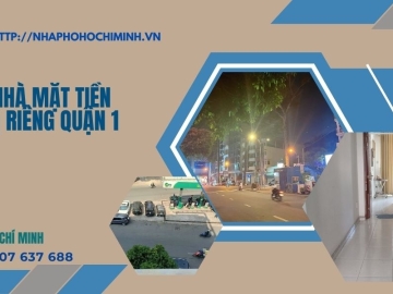 Bán Nhà Mặt Tiền Lê Thị Riêng Quận 1, 4 Tầng BTCT, Pháp Lý Chuẩn