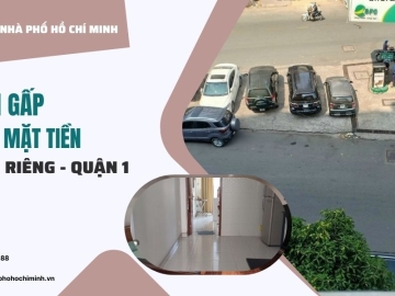 Bán Nhà Mặt Tiền Lê Thị Riêng Quận 1, 4 Tầng BTCT, Pháp Lý Chuẩn