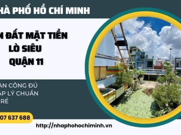 Bán Nhà Mặt Tiền Lò Siêu Quận 11, 52m2, 4 Lầu, Sổ Hồng Hoàn Công