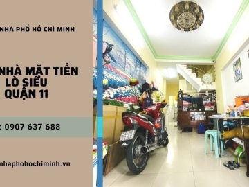 Bán Nhà Mặt Tiền Lò Siêu Quận 11, 52m2, 4 Lầu, Sổ Hồng Hoàn Công