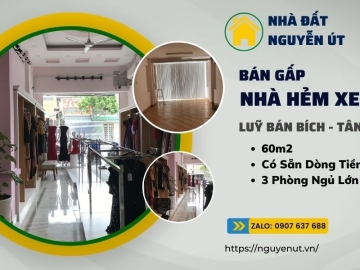 Bán Nhà Mặt Tiền Luỹ Bán Bích Tân Phú, 4 Lầu, Vị Trí Đỉnh