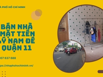 Bán Nhà Mặt Tiền Lý Nam Đế Quận 11 51m2, Tiện Kinh Doanh, Giá Rẻ