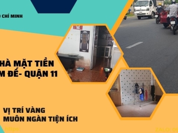Bán Nhà Mặt Tiền Lý Nam Đế Quận 11 51m2, Tiện Kinh Doanh, Giá Rẻ