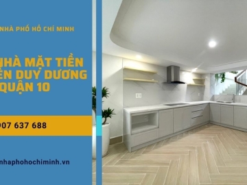 Bán Nhà Mặt Tiền Nguyễn Duy Dương Quận 10 4 Tầng, Tặng Hết Nội Thất