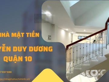 Bán Nhà Mặt Tiền Nguyễn Duy Dương Quận 10 4 Tầng, Tặng Hết Nội Thất