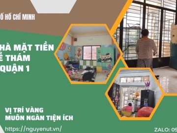 Bán Nhà Mặt Tiền Nguyễn Thiện Thuật Quận 3, Vị Trí Sầm Uất, 5 Tầng