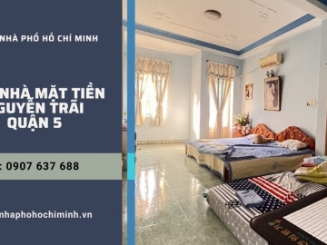 Bán Nhà Mặt Tiền Nguyễn Trãi Quận 5, 4 Lầu, Kinh Doanh Đỉnh, Sổ Vuông