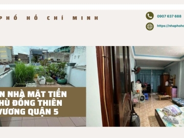 Bán Nhà Mặt Tiền Phù Đổng Thiên Vương Quận 5, 5 Tầng BTCT, Sổ Đẹp