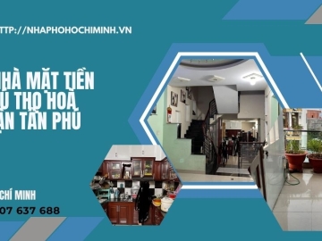 Bán Nhà Mặt Tiền Phú Thọ Hoà Tân Phú, 5 Tầng, Vị Trí Kinh Doanh Đỉnh