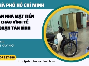 Bán Nhà Mặt Tiền Phường 12 Tân Bình, 92m2, Tiện Xây Mới, Giá Rất Tốt