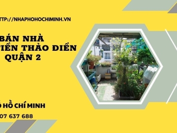 Bán Nhà Mặt Tiền Thảo Điền Quận 2, 96m2, Vị Trí Đắc Địa