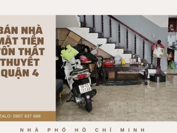 Bán Nhà Mặt Tiền Tô Thất Thuyết Quận 4, 5 Phòng Ngủ, Vị Trí Kinh Doanh Đỉnh