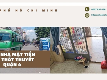 Bán Nhà Mặt Tiền Tô Thất Thuyết Quận 4, 5 Phòng Ngủ, Vị Trí Kinh Doanh Đỉnh