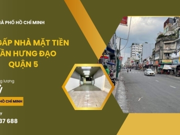 Bán Nhà Mặt Tiền Trần Hưng Đạo Quận 5 86m2, Vị Trí Đẹp, Kinh Doanh Đỉnh