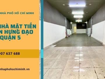 Bán Nhà Mặt Tiền Trần Hưng Đạo Quận 5 86m2, Vị Trí Đẹp, Kinh Doanh Đỉnh