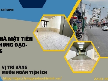 Bán Nhà Mặt Tiền Trần Hưng Đạo Quận 5 86m2, Vị Trí Đẹp, Kinh Doanh Đỉnh