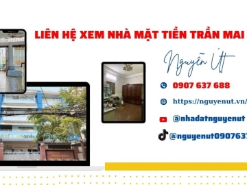 Bán Nhà Mặt Tiền Trần Mai Ninh Tân Bình, 4 Lầu, Tiện Xây Mới, Vị Trí Kinh Doanh