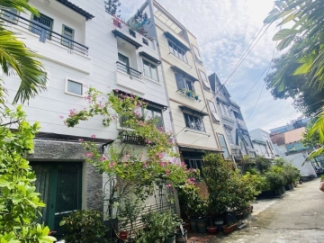 Bán Nhà Mặt Tiền Võ Thị Sáu Quận 3, 378m2, 4 Lầu, 5 P.Ngủ, Nội Thất Xịn 