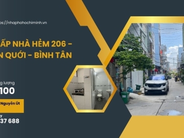 Bán Nhà Ngộp Hẻm 206 Lê Văn Quới Bình Tân 62m2,Sổ Hồng Riêng Nhỉnh 5 tỷ