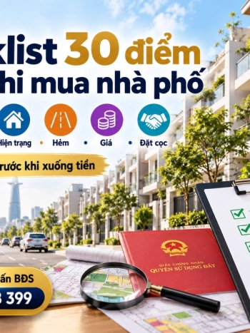 Checklist 30 Điểm Phải Kiểm Tra Trước Khi Mua Nhà Phố