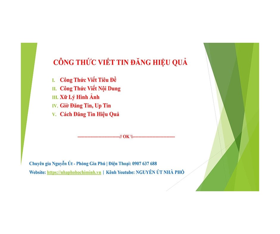 CÔNG THỨC VIẾT TIN ĐĂNG HIỆU QUẢ TÌM KHÁCH HÀNG MUA NHÀ ĐẤT