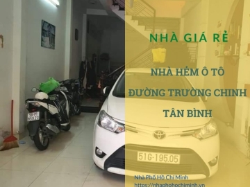 Nhà Hẻm Xe Hơi Đường Trường Chinh, Tân Bình, Giá Rẻ Vì Nợ Ngân Hàng