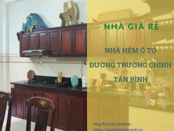 Nhà Hẻm Xe Hơi Đường Trường Chinh, Tân Bình, Giá Rẻ Vì Nợ Ngân Hàng