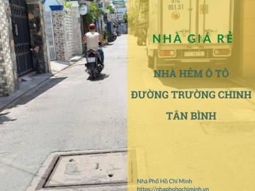 Nhà Hẻm Xe Hơi Đường Trường Chinh, Tân Bình, Giá Rẻ Vì Nợ Ngân Hàng